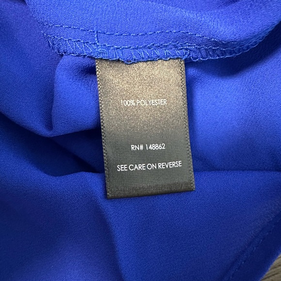 NWT TORRID BLUE BUTTON DOWN TOP BLOUSE TORRID SIZE 1 (SIZE 14/16 - 1X) - Picture 6 of 10